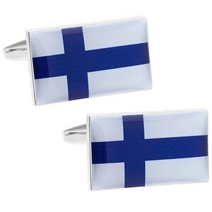 Finland Flag Cufflinks