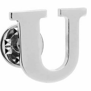 Alphabet Letter U Lapel Pin