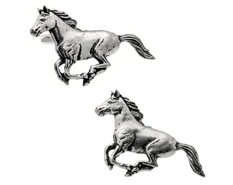 Horse Pewter Cufflinks