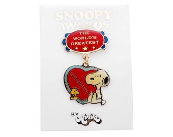 SNOOPY - スヌーピー ブローチ AVIVA 未使用品 SNOOPY JOE PREPPY Aviva Vintage Peanuts Snoopy as Joe Preppy Pin Enamel