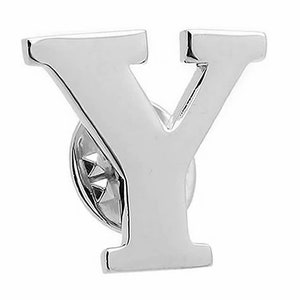 Alphabet Letter Y Lapel Pin