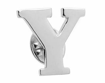 Alphabet Letter Y Lapel Pin