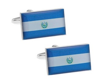 El salvador Flag Cufflinks