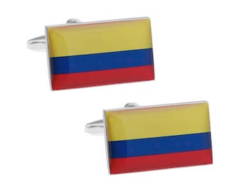 Colombia Flag Cufflinks