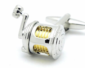 Fishing Reel Cufflinks