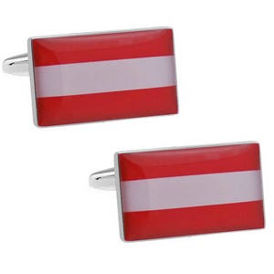 Austria Flag Cufflinks