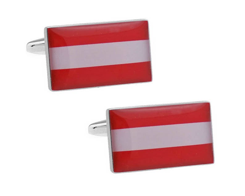 Austria Flag Cufflinks