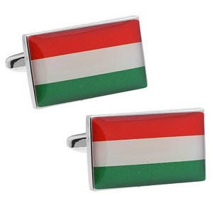 Hungary Flag Cufflinks