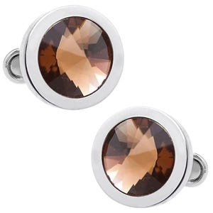 Topaz Swarovski cufflinks