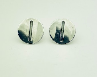 Authentic Georg Jensen Cufflinks #105 Sterling Silver 925