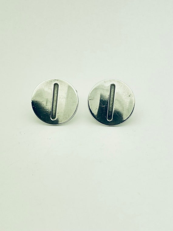 Authentic Georg Jensen Cufflinks #105 Sterling Sil