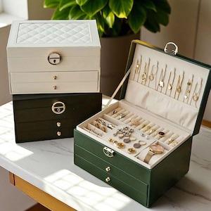 Schmuckschatulle, Schmuckorganisator, Schmuckaufbewahrung, Geburtstagsgeschenk, Geschenk für sie, Geschenkidee, Jahrestagsgeschenk, Geschenk für Frau