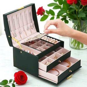 Schmuck Organisator, Schmuck Box, Schmuck Aufbewahrung, Geburtstagsgeschenk, Geschenk für sie, Geschenkidee, Geschenk für Frau, Jubiläumsgeschenk