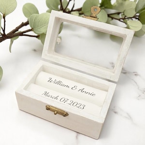 Ring Box for Wedding, Wedding Ring Box, Engagement Ring Box, Wedding Band, Wedding, Engagement Box, Personalized Ring Box, Gift for Her