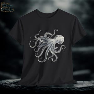 Fantasy Kraken Graphic Tee: Mythical Sea Monster Unisex T-Shirt