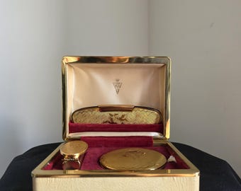 Rare 3 Piece Boxed Kigu Vanity Set