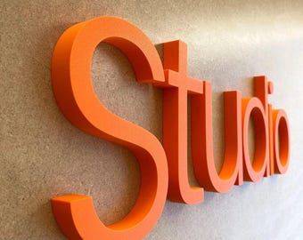 Custom Beauty Salon Sign, Metal letters , Reception logo sign , Laser cut sign,Large Metal Sign, Office Wall Sign, Business Logo Sign