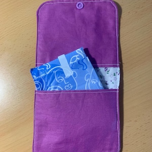 Sacchetto di protezione igienica o salviette intime – Custodia per assorbenti mestruali – Accessorio per l'igiene femminile – Custodia per donna