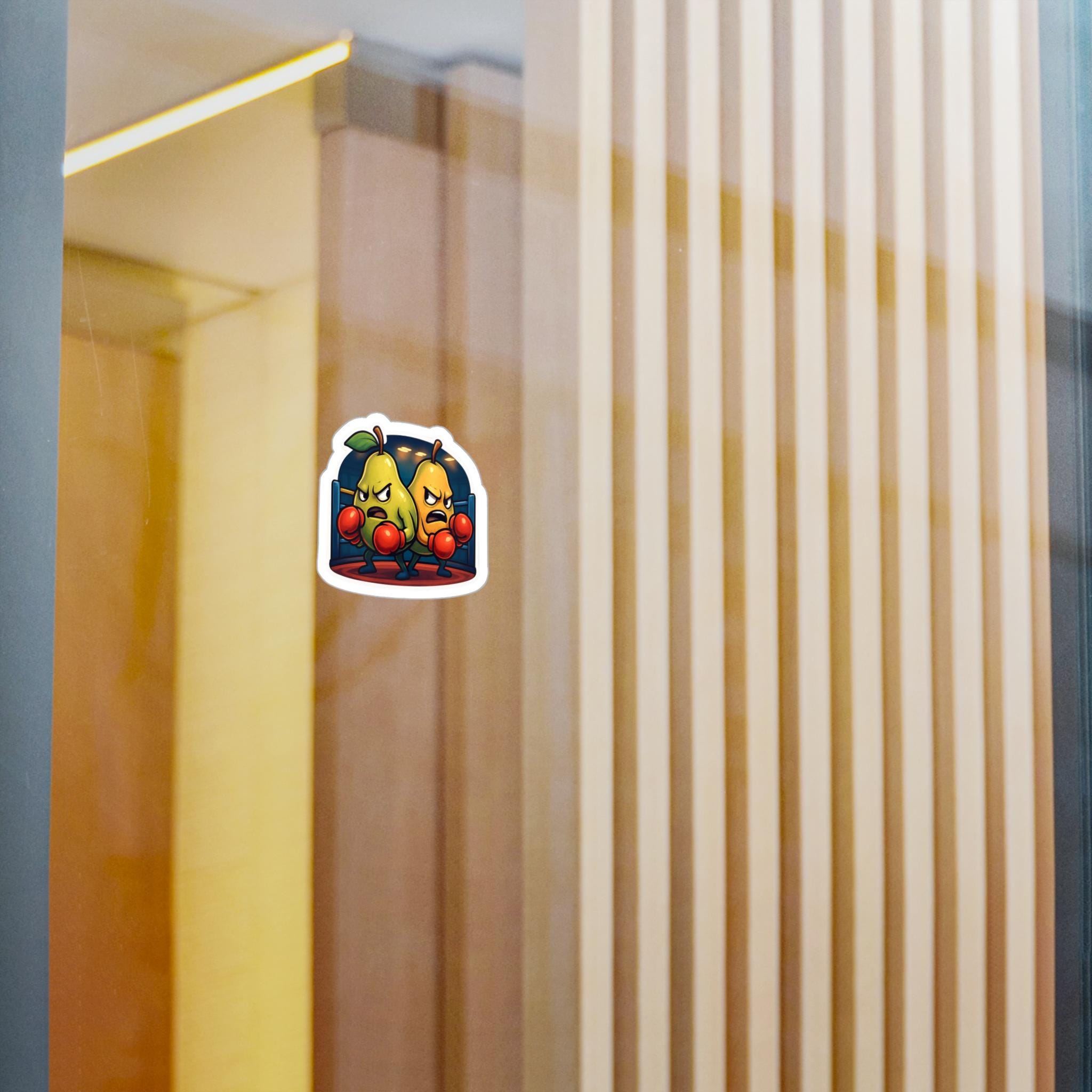 Pmmm Stickers Peared up for Battle Sticker - Funny Fruit Gym Decal, Workout ...