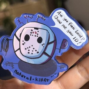 NK Cell Acrylic Magnet - Immunology Humor, Natural Killer Cell Gift, Science Fridge Magnet for Lab