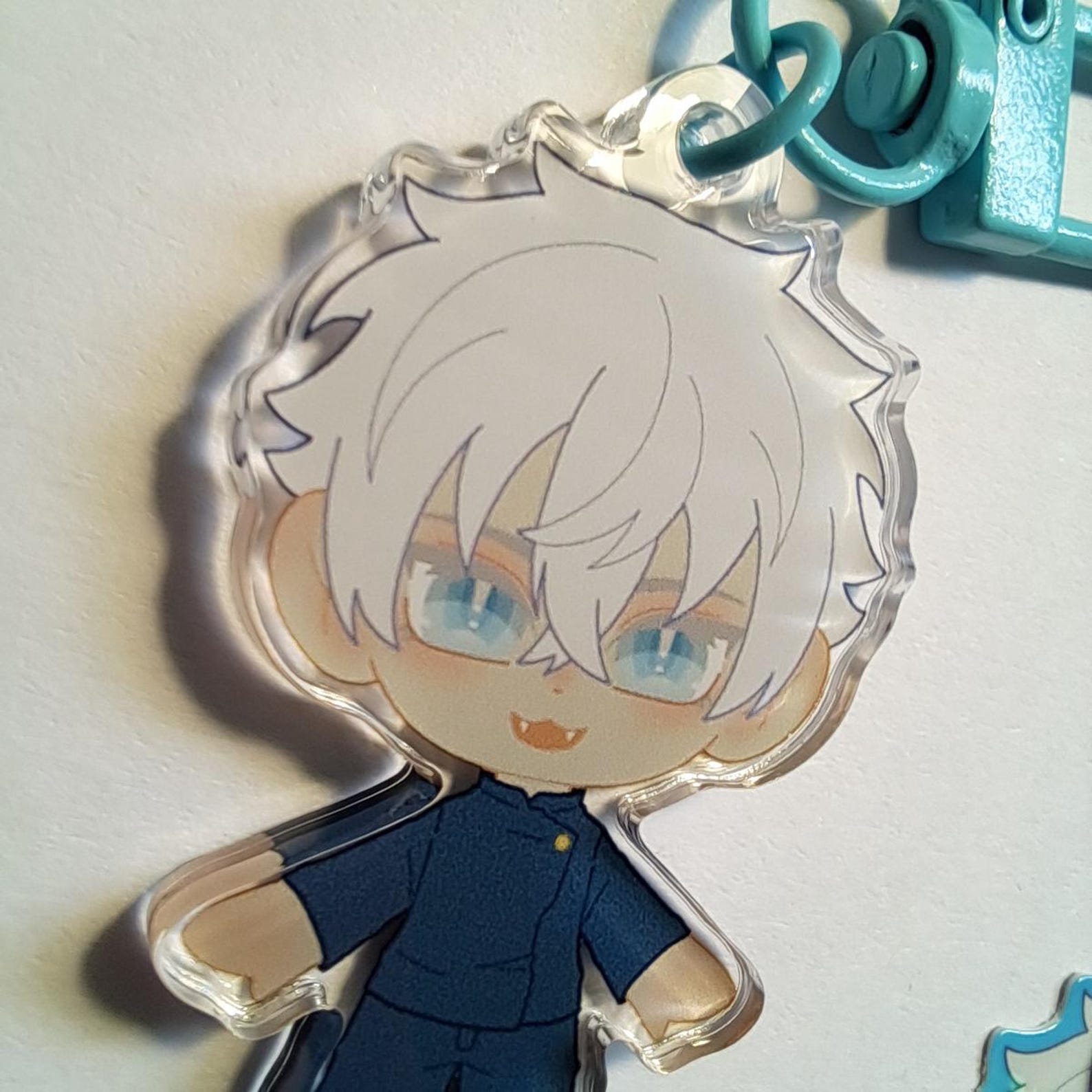 Satoru Gojo Keychain, Jujutsu Kaisen Keychain, Gojo Keychain, Anime ...