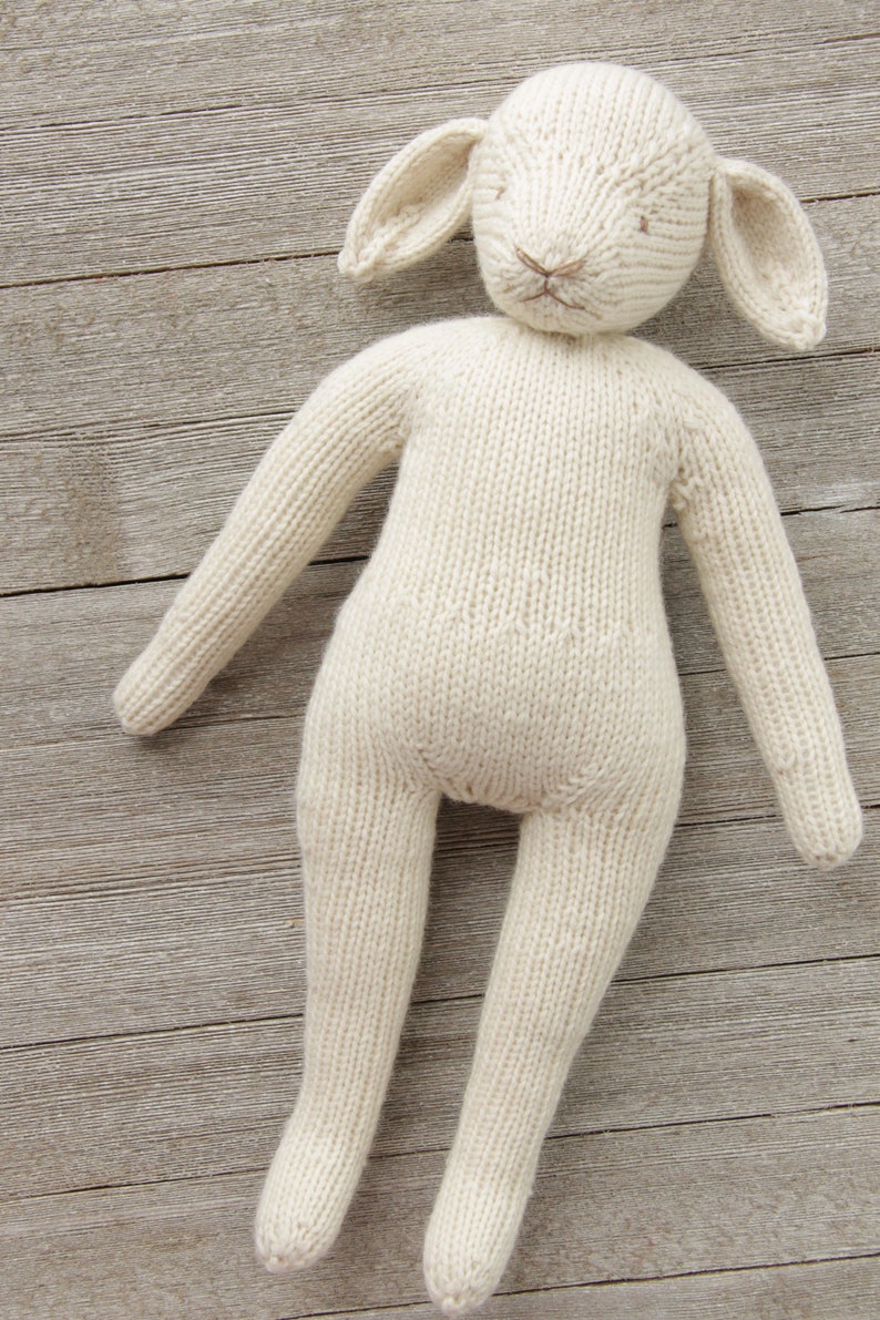 Knitting Pattern Lamb Sheep Doll Dress up Pdf Tutorial Easter Etsy UK