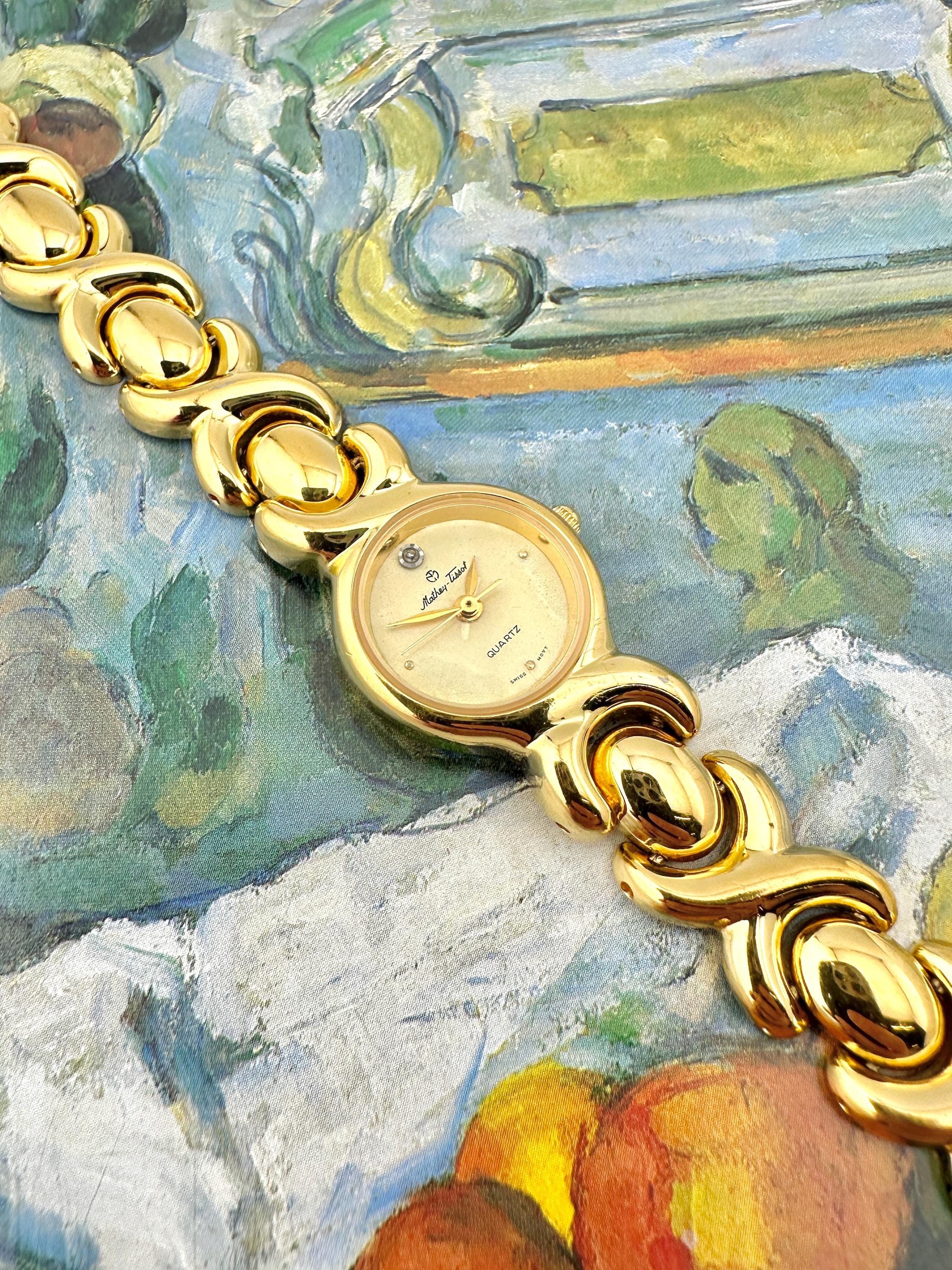 Vintage tissot gold womens watch - Etsy 日本