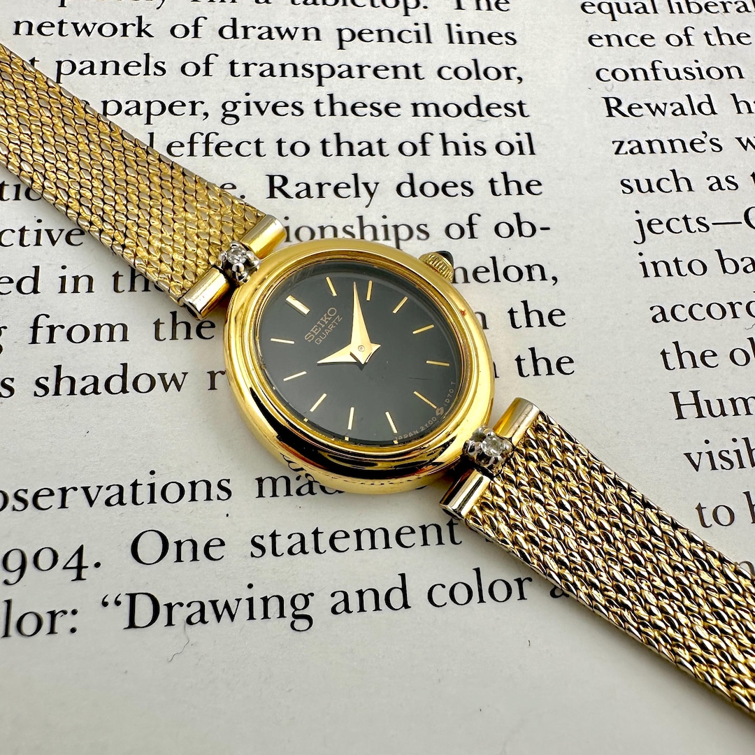 Vintage Seiko Gold Tone Women display picture 2