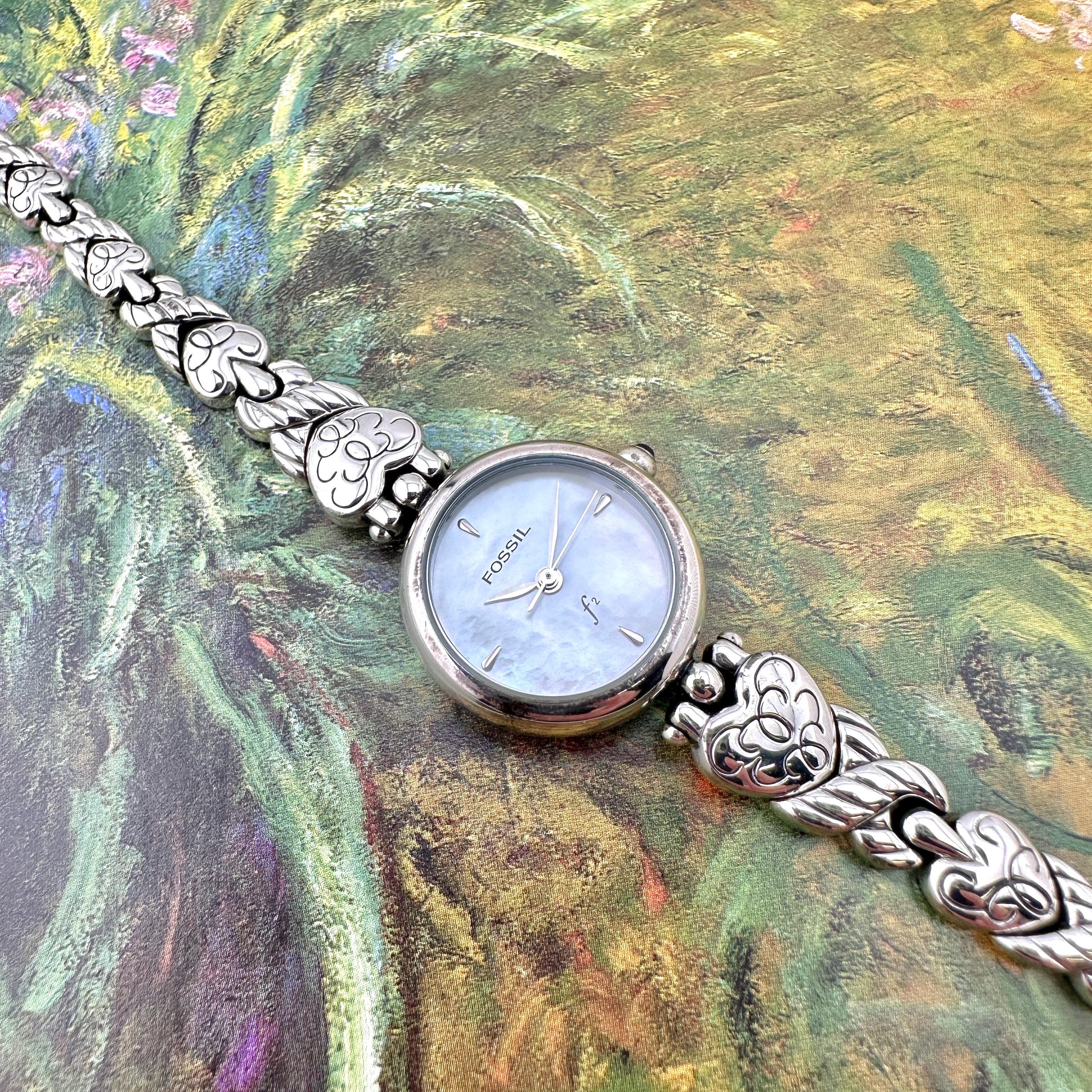 Fossil Pearl Watch - Etsy