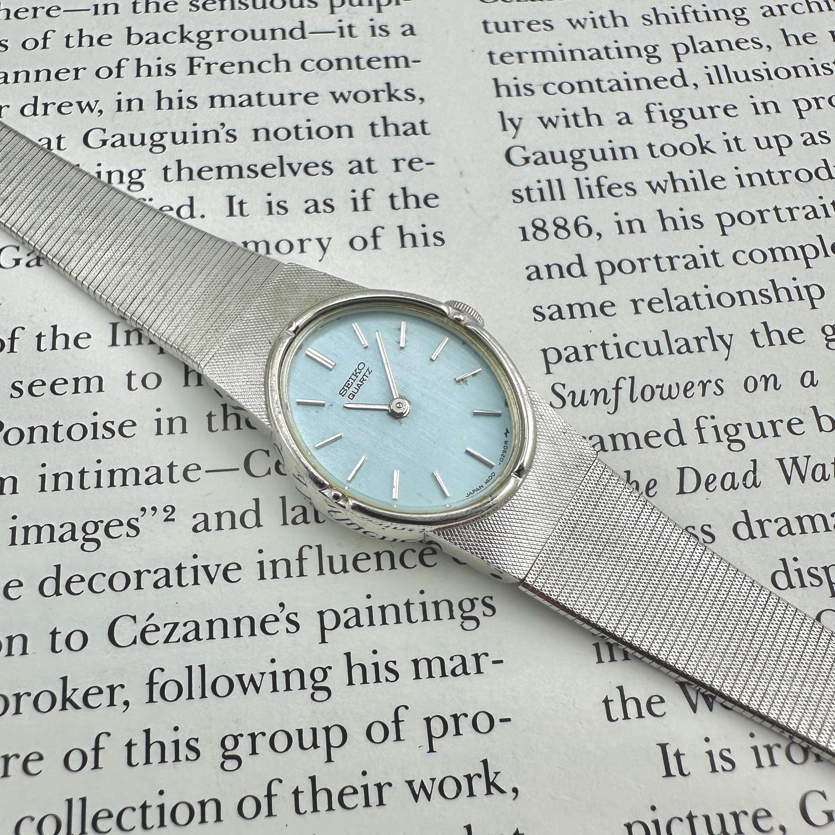 Seiko watch women blue dial - Etsy 日本