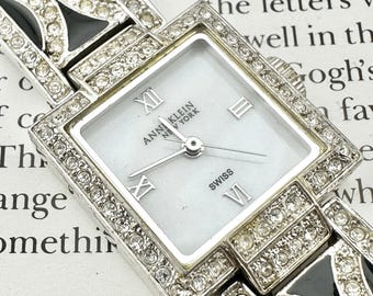 Anne Klein Charm Watch Bracelet Heart Black Ribbon Logo Bag Shoe Cell Gold​ Anne Klein Charm Watch Bracelet Heart Black Ribbon Logo Bag  main image 4