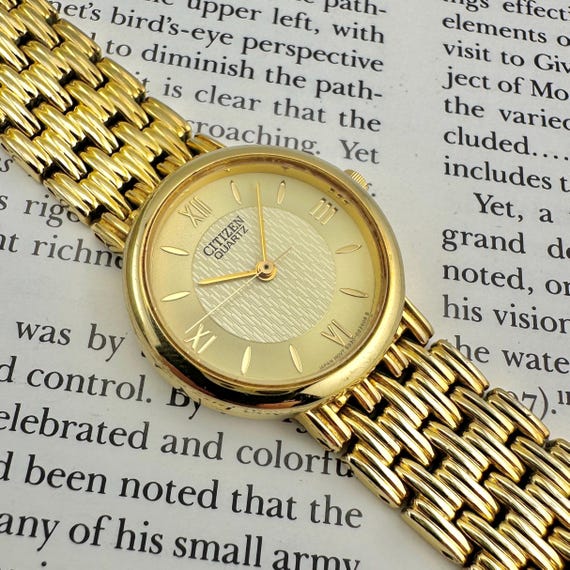 Vintage Citizen Gold Tone Classic Style Womens Watch  display picture 1
