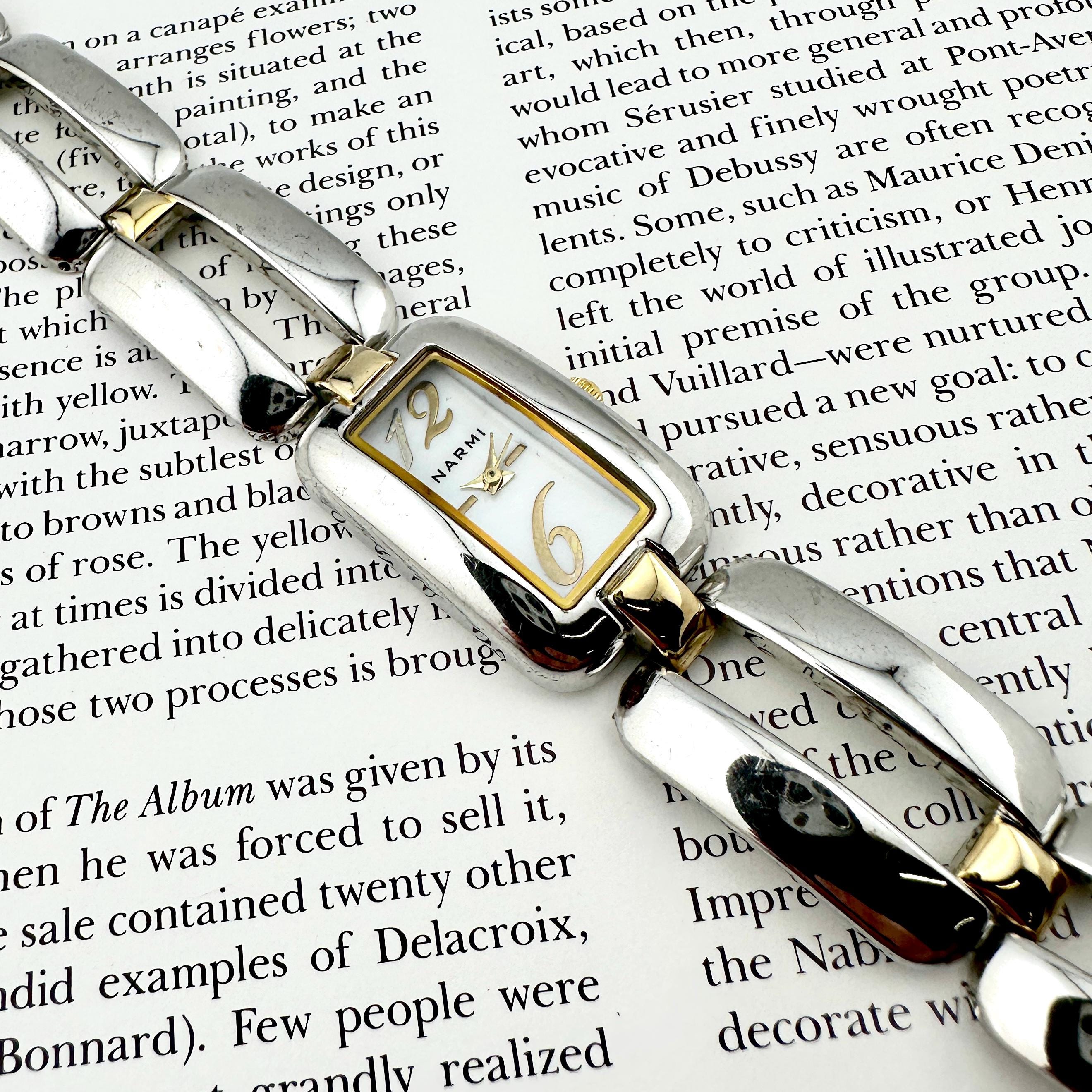 Timeless Elegance: Narmi Gold and Silver Watch Narmi Watches - Etsy main image 4