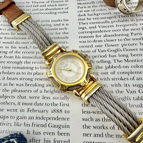 Vintage Anne Klein Gold and Silver Women\'s Watch Vintage Anne Klein Watch Womens Multi-toned Stainless Steel  main image 3