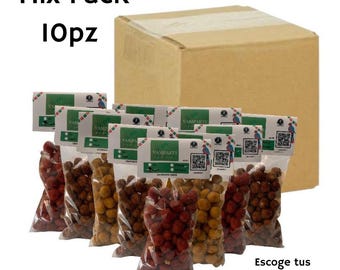 Peanut Package 10 bags Made in Mexico Enchilados (Chipotle, Salt, Piquin and Habanero)