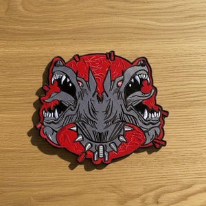 Écusson brodé Vi Arcane : League of Legends Cosplay - Écusson au dos 30,5 cm (12/8 po.)