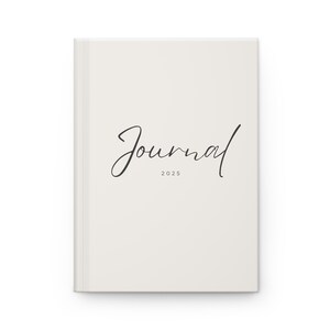 Stylish Hardcover Journal 2025, Notebook for Writing, Gift for Writers, Daily Planner, Inspirational Diary