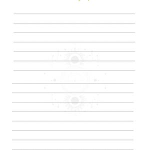 以下が含まれることがあります： 紫色の筆記体で「Ma lettre &agrave; l'Univers」と書かれた罫線入りのジャーナルページ。その下には、金色の文字で「Faites un v&oelig;u, soyez pr&eacute;cis(e).」と書かれています。ページには天体のデザインと著作権情報が下部にあります。