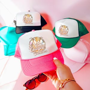 Cowgirl Summer Trucker Hat: Western Festival Fashion