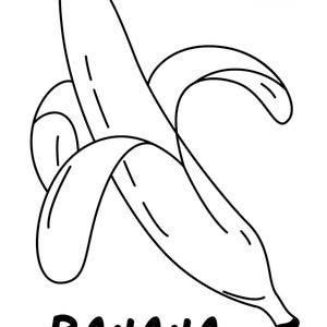 Fruits Coloring Book for Kids – Printable PDF Activity for Toddlers & Preschool
