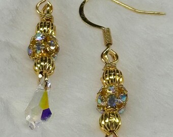 Crystal Drops Earrings