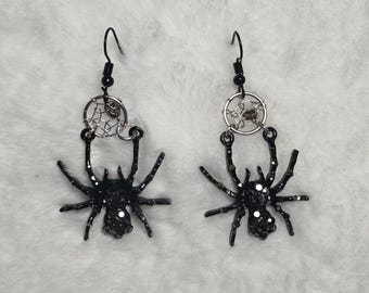 Black Widow Earrings
