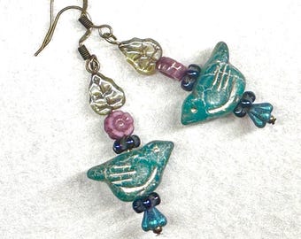 Boho Bluebird Earrings