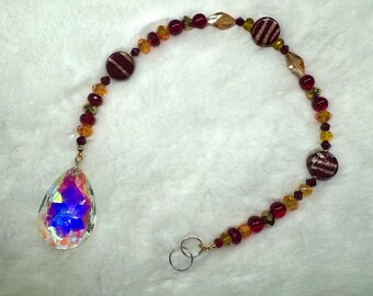 Red & Gold Fiery Suncatcher