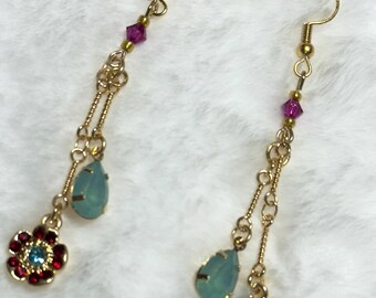 Flower Drop Earrings