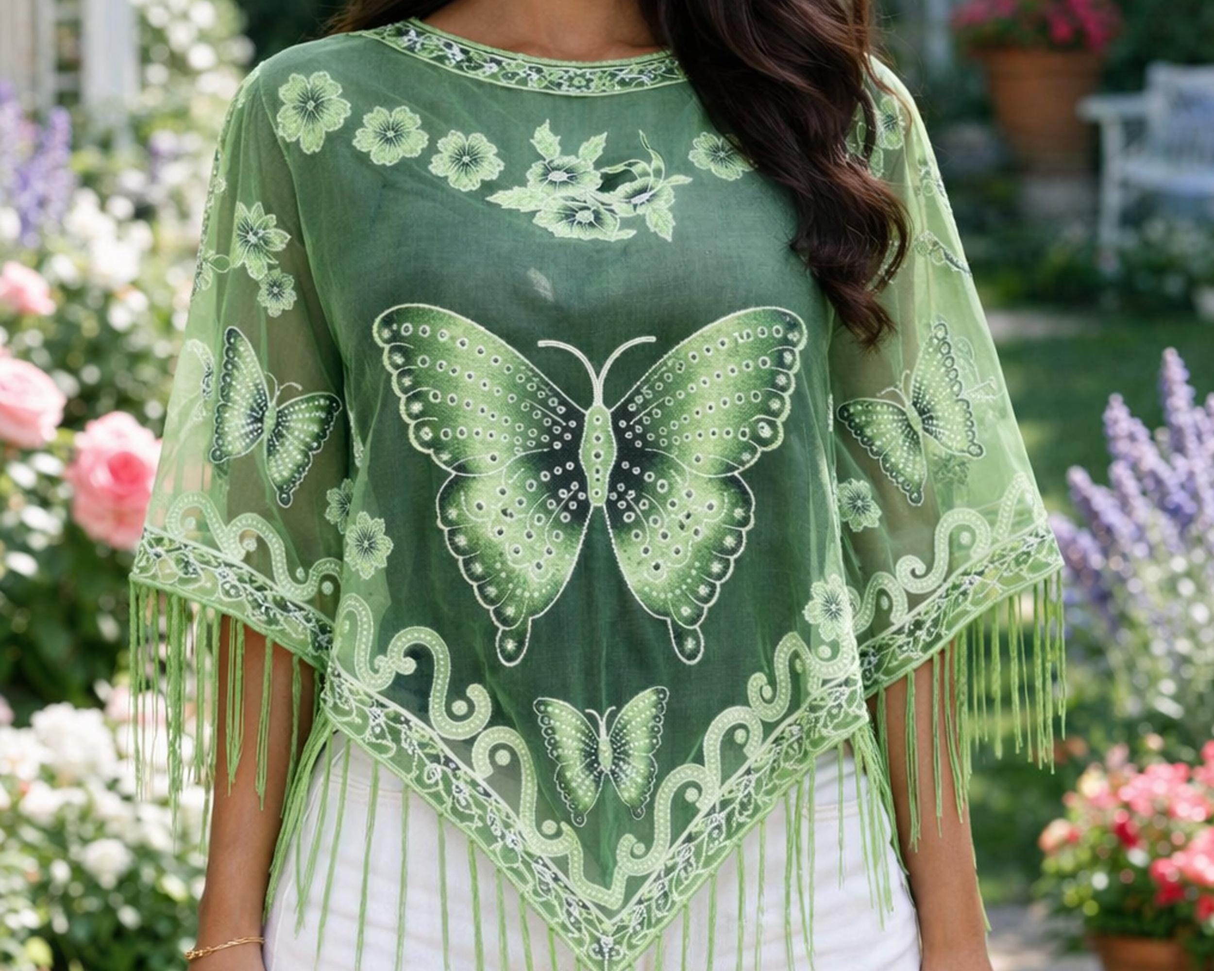 Sheer Butterfly Top - Etsy