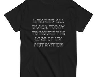 Wearing all black today