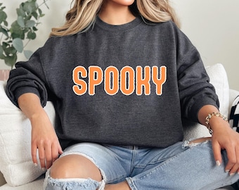 Stay Spooky Sweatshirt, Halloween Sweatshirt, Halloween Gift Shirt, Womens Halloween Sweatshirt, Spooky Season Shirt, Ghost Halloween Shirt