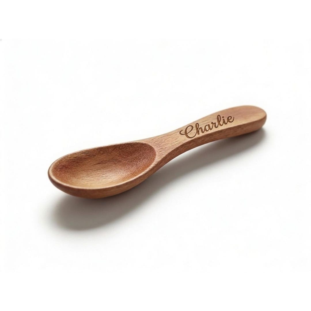 Custom Spoons Mini Personalized Mini Wooden Spoons - Custom Engraved Neem Wood Spice ...