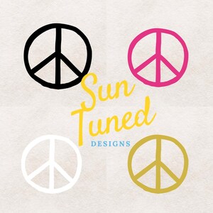 Colorful Peace Sign Wall Art | Retro Digital Download | Printable Poster | Boho Hippie Decor | Home Decor | Digital Poster